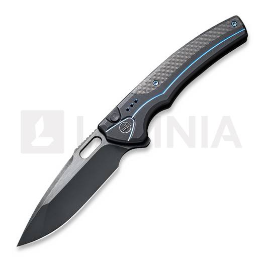 We Knife Exciton, Black Titanium, Twill CF, Black Stonewash WE22038A-2