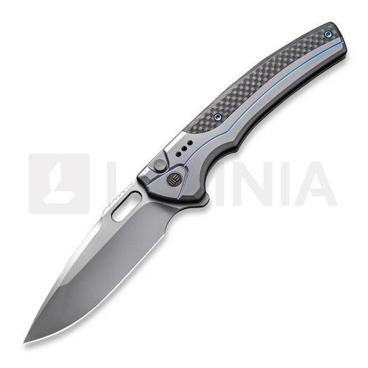 We Knife Exciton, Gray Titanium, Twill CF, Silver BB WE22038A-3
