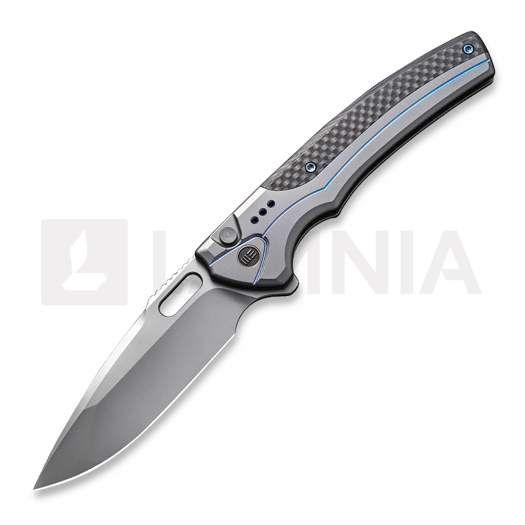 We Knife Exciton, Gray Titanium, Twill CF, Silver BB WE22038A-3