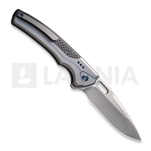 We Knife Exciton, Gray Titanium, Twill CF, Silver BB WE22038A-3