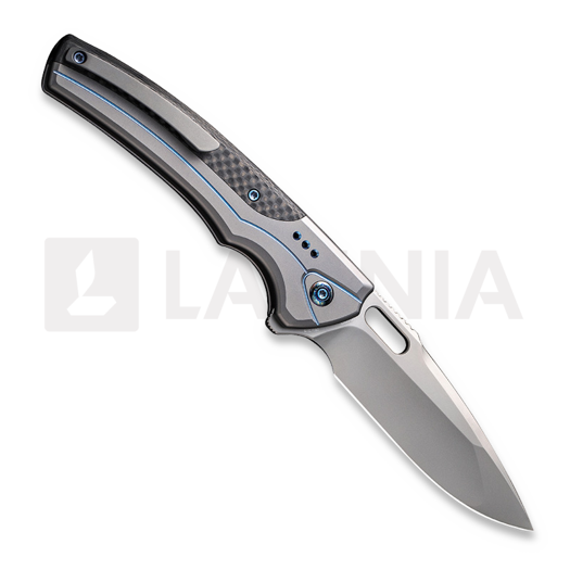 We Knife Exciton, Gray Titanium, Twill CF, Silver BB WE22038A-3
