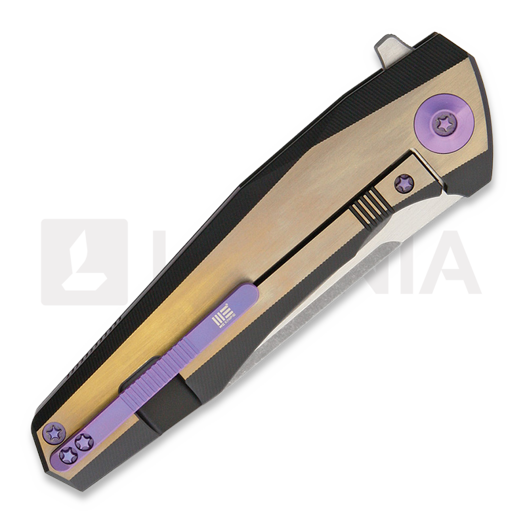 We Knife Framelock Black/Gold k&auml;&auml;nt&ouml;veitsi 603B