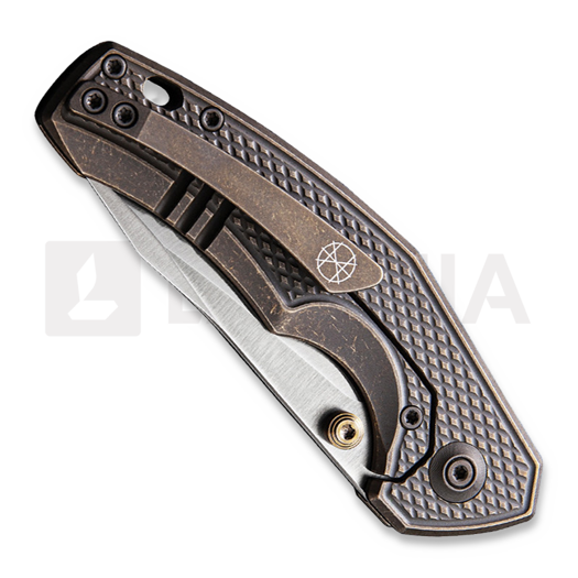 We Knife Gnar 折叠刀, bronze 917A