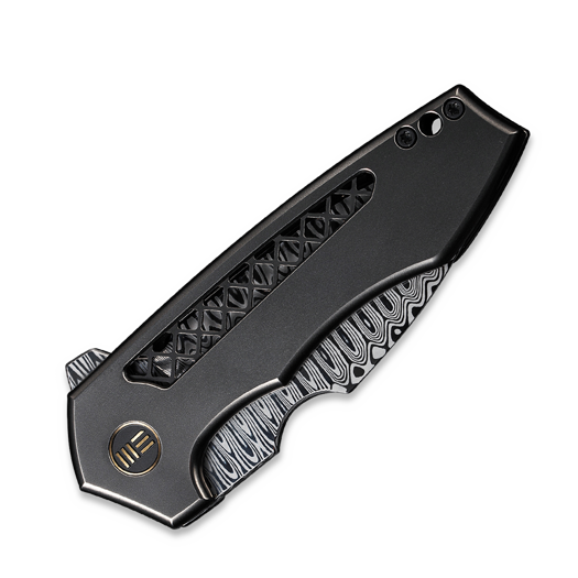 We Knife Harpen Damasteel, Polished Gray Titanium WE23019-DS1