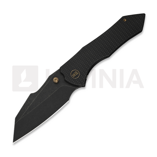 We Knife High-Fin XL, Black Ti, Black Stonewashed WE24010-1
