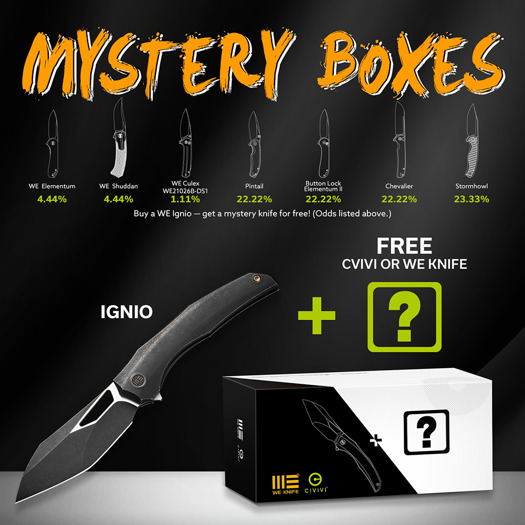 We Knife Ignio Mystery Box 1 WE22042B-1MB