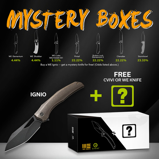 We Knife Ignio Mystery Box 2 WE22042B-2MB