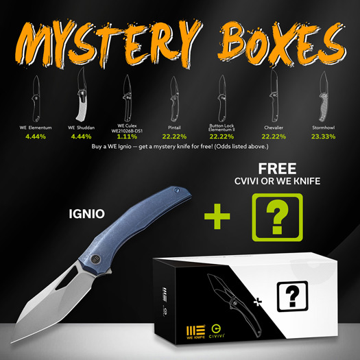 We Knife Ignio Mystery Box 3 WE22042B-3MB