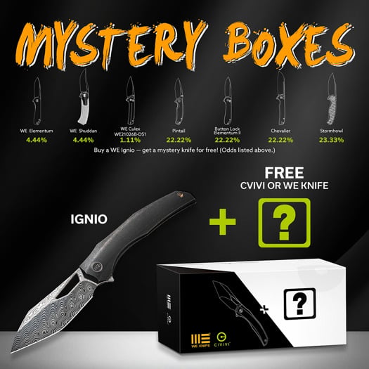 We Knife Ignio Mystery Box 4 WE22042B-DS1MB