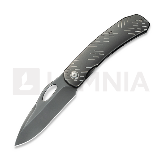 We Knife Inmate, Polished Gray Ti & Satin Raindrops, Polished WE23096B-4