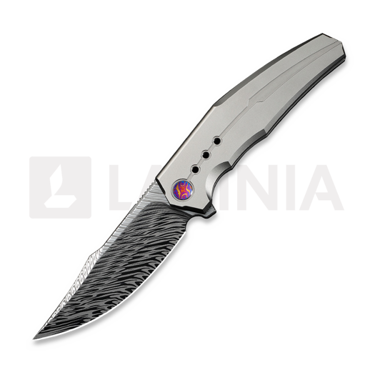 We Knife Kyklos Damasteel, Gray Titanium WE23086-DS1