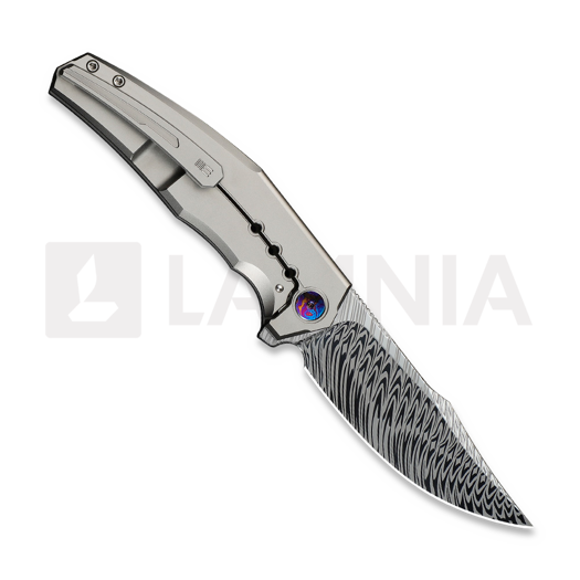 We Knife Kyklos Damasteel, Gray Titanium WE23086-DS1