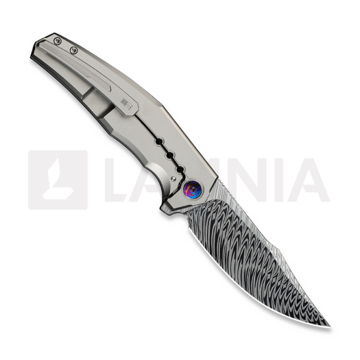 We Knife Kyklos Damasteel, Gray Titanium WE23086-DS1