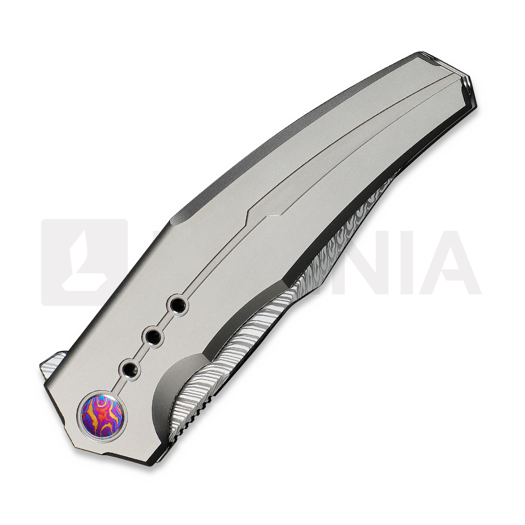 We Knife Kyklos Damasteel, Gray Titanium WE23086-DS1