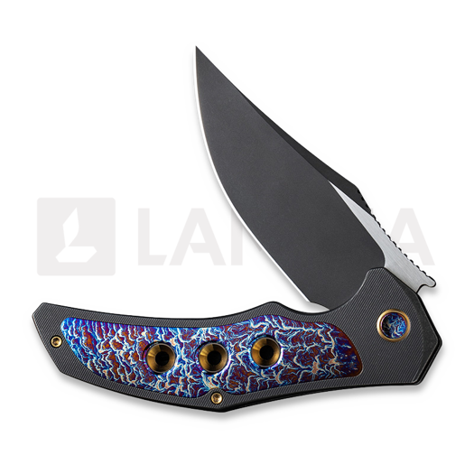 We Knife Magnetron, Black Titanium, Flamed, Black Stonewash WE18058-4