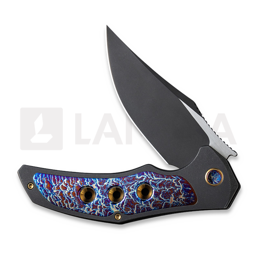 We Knife Magnetron, Black Titanium, Flamed, Black Stonewash WE18058-4