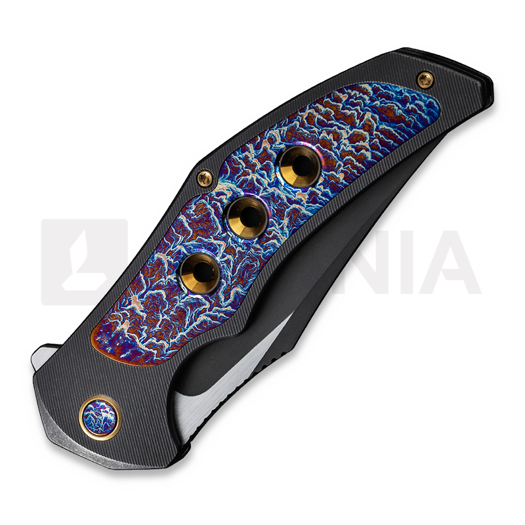 We Knife Magnetron, Black Titanium, Flamed, Black Stonewash WE18058-4