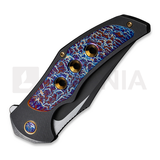 We Knife Magnetron, Black Titanium, Flamed, Black Stonewash WE18058-4