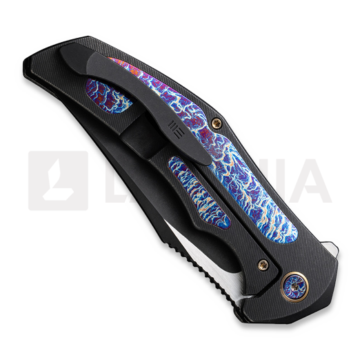 We Knife Magnetron, Black Titanium, Flamed, Black Stonewash WE18058-4