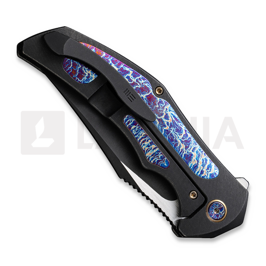 We Knife Magnetron, Black Titanium, Flamed, Black Stonewash WE18058-4