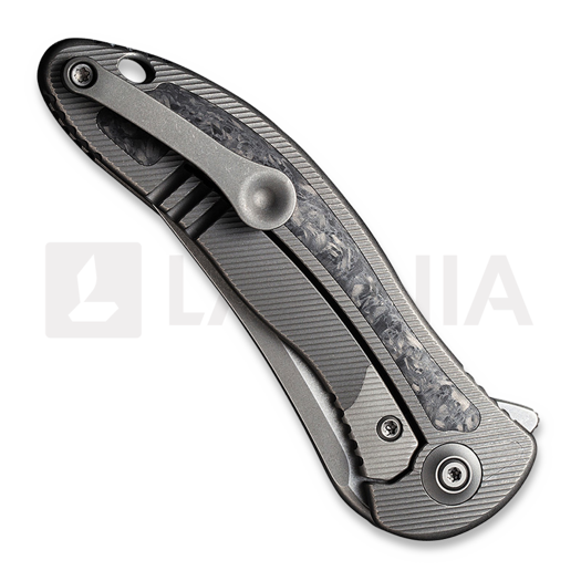 Navalha We Knife Mini Synergy, shredded carbon fiber inlay 2011CF-A