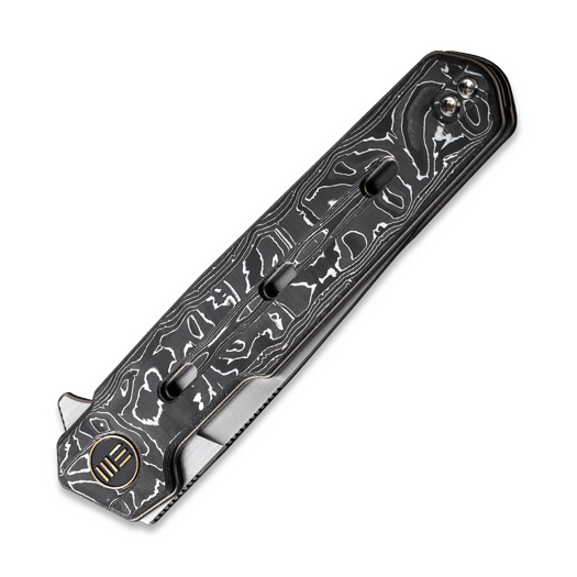 We Knife Navo, Aluminum Foil CF, Hand Rubbed Satin WE22026-6