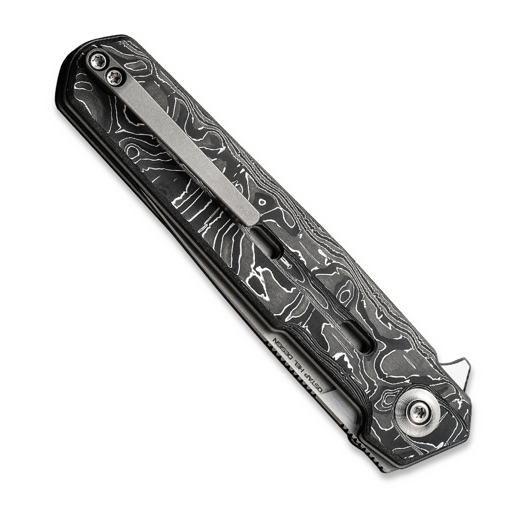 We Knife Navo, Aluminum Foil CF, Hand Rubbed Satin WE22026-6