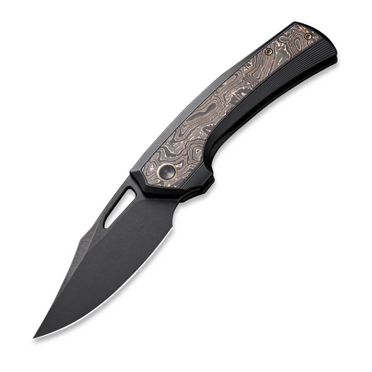 We Knife Nefaris, Black Titanium/Copper Foil CF, Black SW WE22040F-1