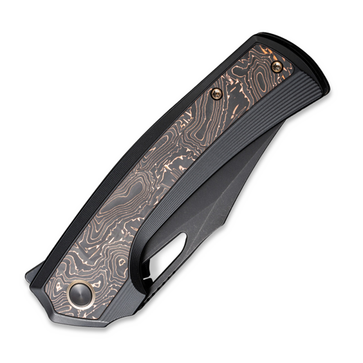 We Knife Nefaris, Black Titanium/Copper Foil CF, Black SW WE22040F-1