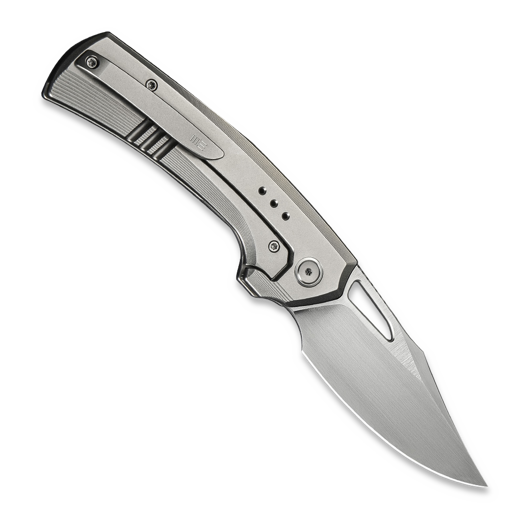 We Knife Nefaris sulankstomas peilis, Polished BB/Flamed Ti, Hand Rubbed Satin WE22040FA-1