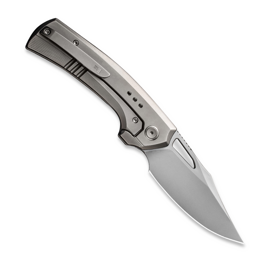 We Knife Nefaris, Titanium, Polished Bead Blasted WE22040D-2