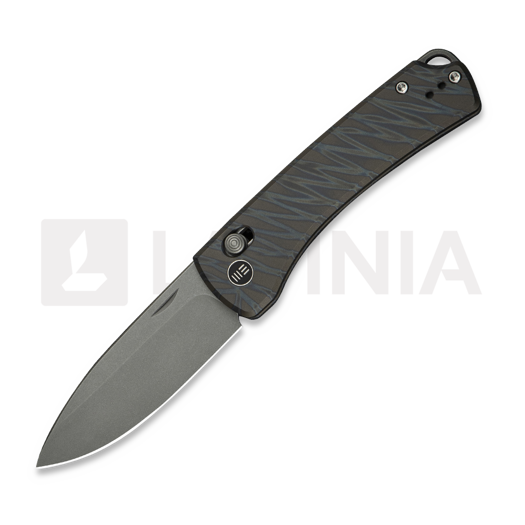 We Knife Nightblade, Tiger Stripe Flamed Ti, Stonewashed WE22046-3