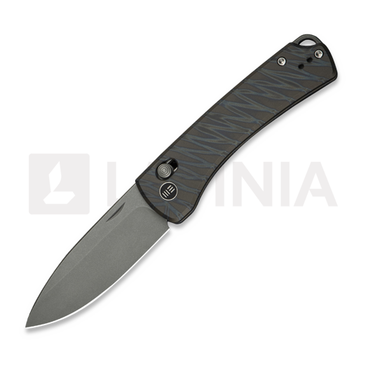 We Knife Nightblade, Tiger Stripe Flamed Ti, Stonewashed WE22046-3