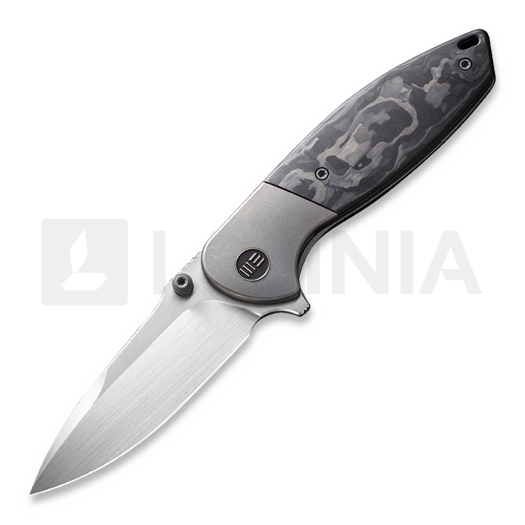 We Knife Nitro Mini, Gray Titanium, Marble CF Inlay WE22015-1