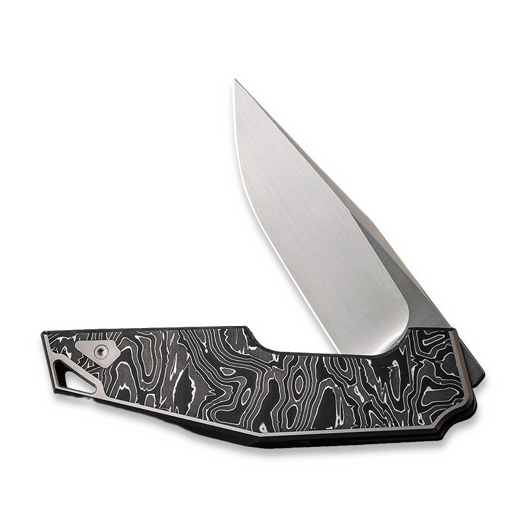 We Knife OAO, Gray Ti/Aluminium Foil CF, Satin WE23001-1