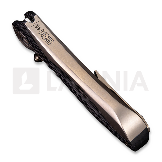 We Knife Pleroma foldekniv, champagne 821B