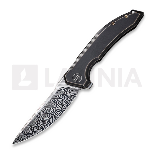 Складной нож We Knife Quixotic, Heimskringla damasteel 21016-DS1