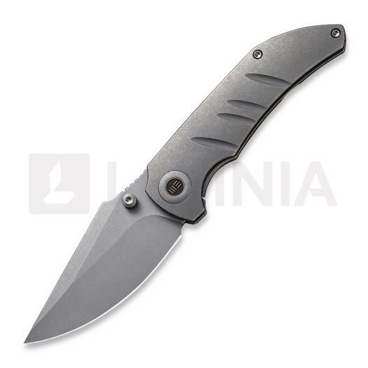 We Knife Riff-Raff, Gray Titanium, Gray Stonewash WE22020B-3