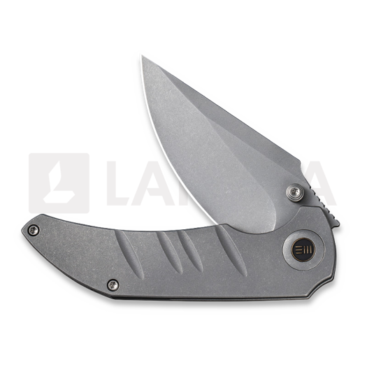 We Knife Riff-Raff, Gray Titanium, Gray Stonewash WE22020B-3