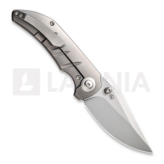 We Knife Riff-Raff, Titanium, Polished Bead Blasted WE22020B-4