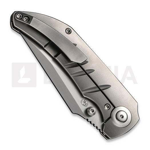 We Knife Riff-Raff, Titanium, Polished Bead Blasted WE22020B-4