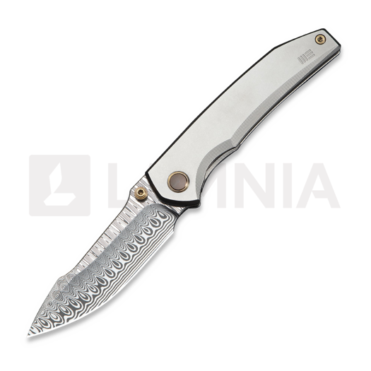 Складной нож We Knife Ryson Damasteel, Gray Titanium WE24086-DS1