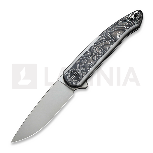 Navaja We Knife Smooth Sentinel Aluminum Foil CF Inlay WE20043-5