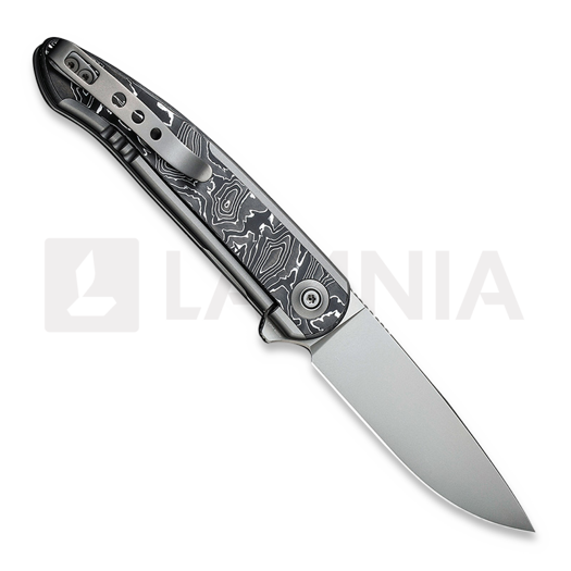 We Knife Smooth Sentinel Aluminum Foil CF Inlay k&auml;&auml;nt&ouml;veitsi WE20043-5