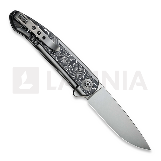 We Knife Smooth Sentinel Aluminum Foil CF Inlay kääntöveitsi WE20043-5