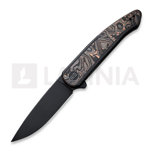 We Knife Smooth Sentinel Copper Foil CF Inlay kääntöveitsi WE20043-6