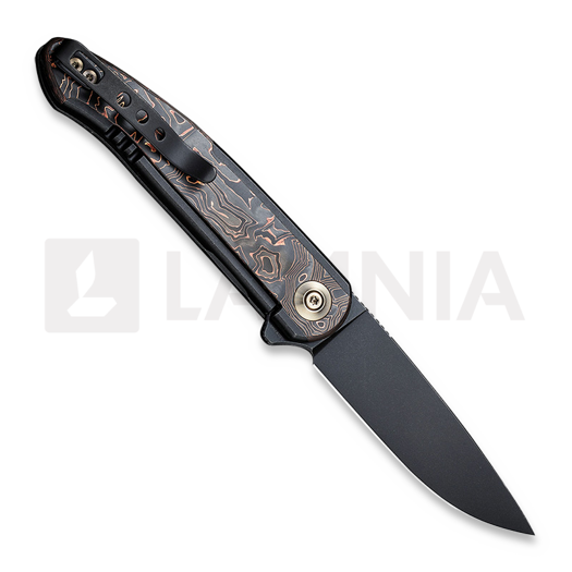 We Knife Smooth Sentinel Copper Foil CF Inlay foldekniv WE20043-6