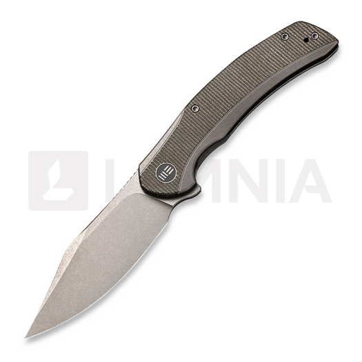 Couteau pliant We Knife Snick, dark green micarta inlay WE19022F-5