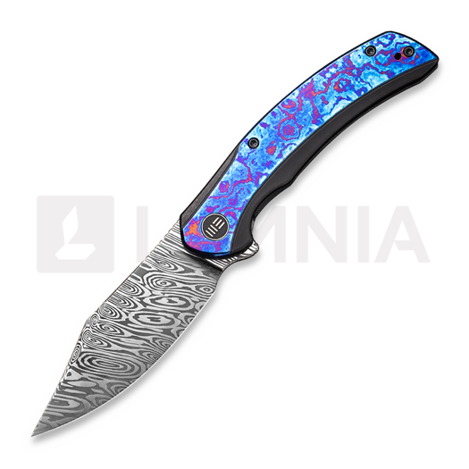 We Knife Snick k&auml;&auml;nt&ouml;veitsi, timascus inlay WE19022F-DS1