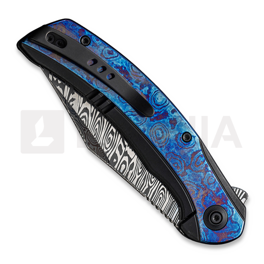 We Knife Snick kääntöveitsi, timascus inlay WE19022F-DS1
